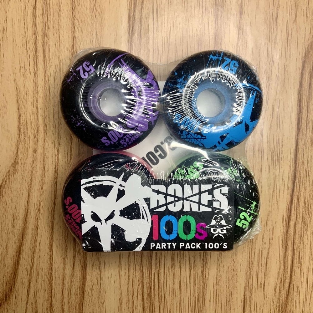 Bones multi-colour skateboard wheels